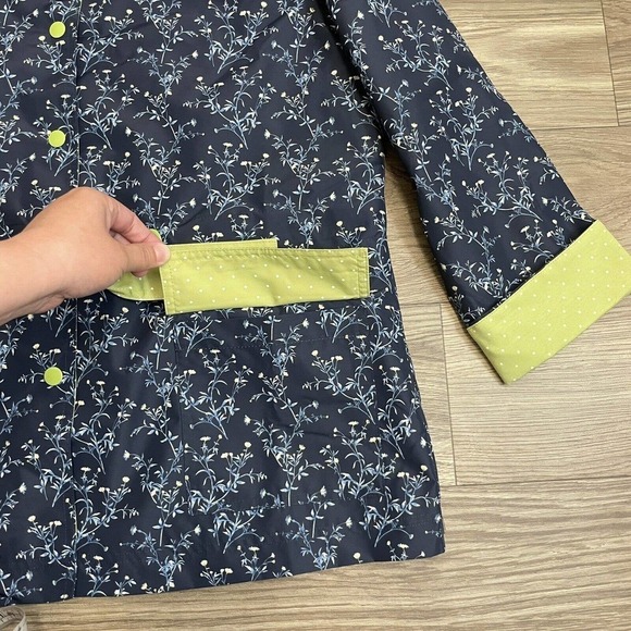 Matilda Jane Brighten the Day Navy Blue Floral Softshell Jacket - Picture 7 of 13